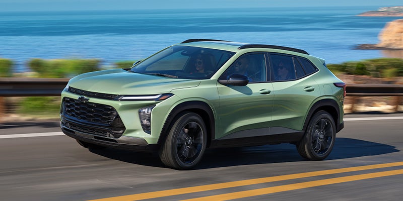 Chevy Trax driving on road